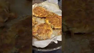Salmon patties made so easy !!! No cleanup when you line your pan with EZEEWRAP parchment paper!!!