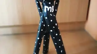 How to make tripod stand with newspaper/ Easy at home/ 3 min Craft with Rutu
