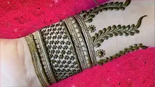 Arabian 3D mehndi design art #henna #mehndi 