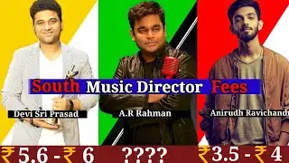 Top 10 Paid Indian Music Director Fees | South Music Director Fees | Dsp, Anirudh R, Mm.kreem#music