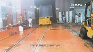 Bay Transportation Bogie Heavy Duty Motorized Rail Cart   BQY 50T