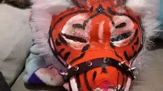 WOOOO IT HEAD CANNONS!! #therian #furry #mask #IT