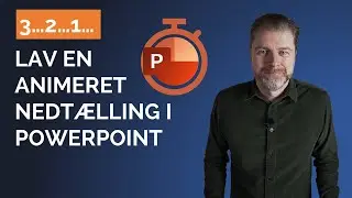 Sådan laver du en nedtælling i PowerPoint