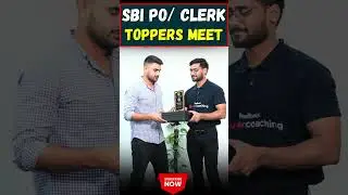SBI PO / CLERK TOPPERS MEET 🎁🥳CELEBRATION 🎊🎊#testbookbanking #ytshorts #celebration
