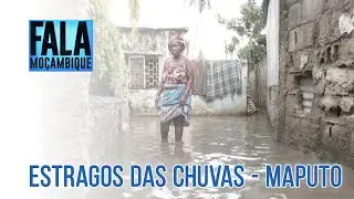 Água cobre quarteirões inteiros no bairro de Chamanculo 