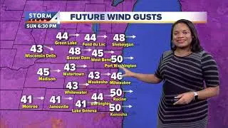 Weekend wraps up windy and cold