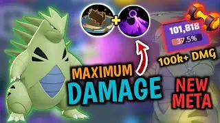 Best build for Tyranitar *100K+DMG*🔥 || Pokemon Unite || Pokesole