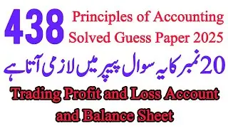Trading profit and loss account and balance sheet 
