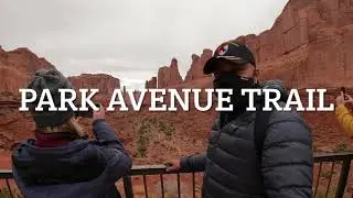 Park Avenue Trail and Balanced Rock at Arches National Park. GoPro Hero9 In Moab Utah Hiking