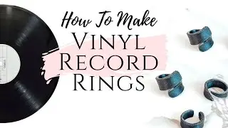 DIY Vinyl Record Recycled Jewellery Tutorial