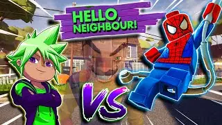CHIPMUNK vs LEGO SPIDER-MAN | Hello Neighbor Mod
