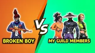 1 vs 3 custom gameplay / Broken Boy Gaming / gameplay like a hacker😱