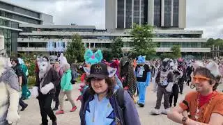The Start of Eurofurence 29 Fursuit Parade 2025