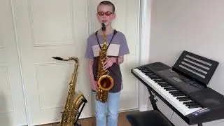 Scale in thirds, G Major, 1 Octave, Tongued