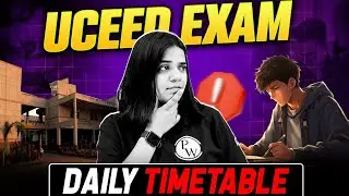 UCEED Exam Daily Timetable | Perfect Study Schedule for UCEED Aspirants
