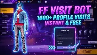Get Unlimited Profile Visitors in Free FIRE 🔥 | Just Like Big Youtubers!📈FF🤫UID Visit Tool 2026