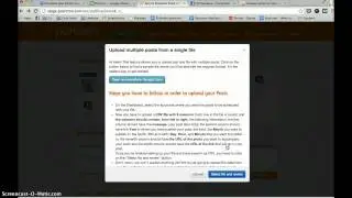 How to use Dropbox pictures when we use Bulk Uploading