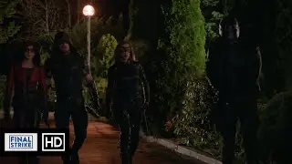 Team Arrow Saves Damien Darhk's Family Scene | Arrow 4x10