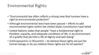 Module 4 Environmental Law, Policies, and Treaties