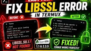Termux Broken? Fix libssl Errors Fast ⚡