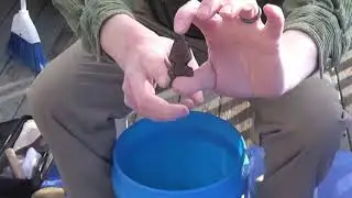 Obsidian Arrow Point Notching  - Fish Tail