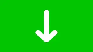 Arrow Pointing Animation Loop | Green Screen | 4K | Free Download