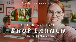 The Spring Shop Update Launch - Small Business Vlog