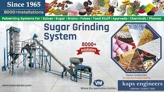 Sugar Grinding System | Sugar Powdering Machine | Pulverizer Mills | 9374065701 #grindermachine