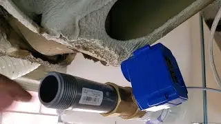 Installing Motorized Ball Valve for grey tank