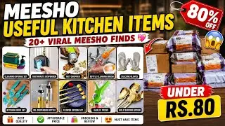 20+ Most useful/trending kitchen finds 🌸 under rs 80 😱
