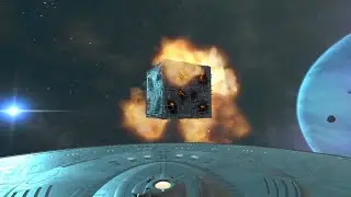 Borg Cube Destroyed! USS Enterprise 1701 D Solo Mission! Red Squadron - PS4 - Star Trek: Bridge Crew