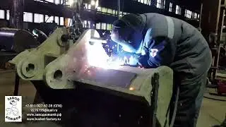 ремонт ковша. ЗАВОД КОВШЕЙ / Excavator bucket repair. BUCKET-FACTORY.RU