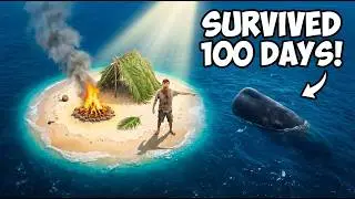 I Survived 100 Days Alone on a Deserted Island - ASMR Survival