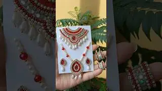 laddu gopal handmade jewellery set order for dm 🧿 #song #music #specialsongs