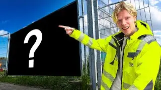 UNSER NEUER FIRMENSITZ! Bauzaun-Banner aufh&auml;ngen