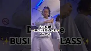 Wir fliegen zum ersten Mal mit der besten Business Class der Welt🥹✈️✨ #flug #businessclass #reise