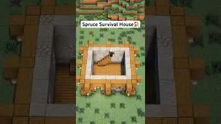 Minecraft Spruce House🏠