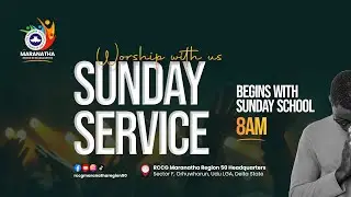 Sunday Service | Thanksgiving | RCCG Maranatha Region 50 Headquarters | 11th January, 2026
