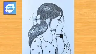 How to draw Hidden face - step by step || Pencil Sketch for beginners || drawing 