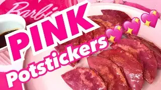 ПРОСТОЙ РЕЦЕПТ ПОТСТИКЕРОВ ♡ ГОТОВИМ РОЗОВУЮ ЕДУ/Розовые пельмени