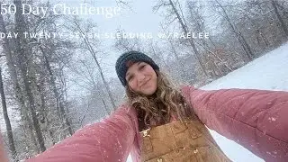 Sledding w/ Raelee