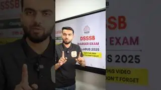 DSSSB WARDER EXAM SYLLABUS 2025 LATEST GOVERNMENT JOB RECRUITMENT 2025 DSSSB EXAM 2025