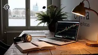 Focused work and trading — steady instrumental background music