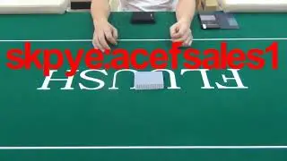 Black double camera lens for marked cards