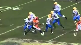 Miami Northwestern's Teddy Bridgewater 45 yd screen pass for TD