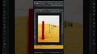 Убираем Забор в PS 🤯💥#madewithphotoshop #views #reels #shorts #photoshop #designinspiration #graphic