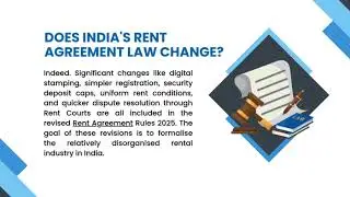 Rent Agreement rules 2025