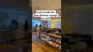 Star Alliance Lounge at LAX #airportlounge #staralliance #lax #businessclass #luxurytravel #luxury