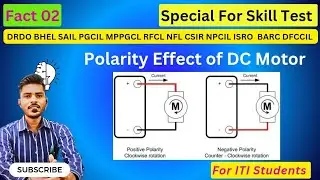 Fact 02 | Polarity Effect of DC Motor #skill #experiment #itieducationskill #itipractical #science