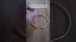 Gold Plated Bracelet Sanitizer Test #goldplated #goldplatedjewellery #goldplatedbracelet #bracelets